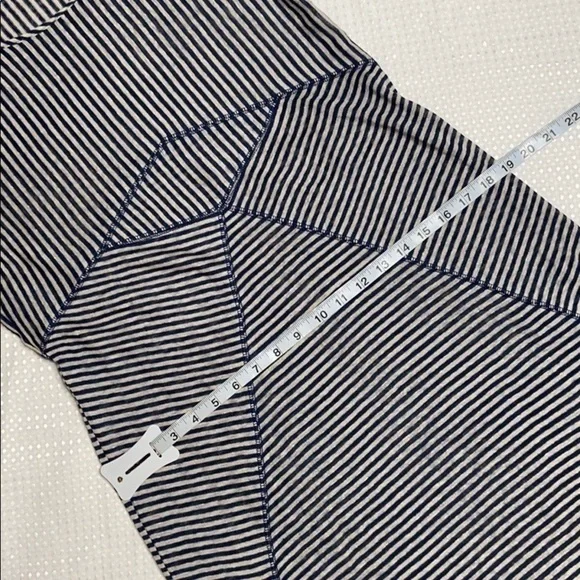 ANTHROPOLOGIE - lil linen blue striped dress - Picture 4 of 8